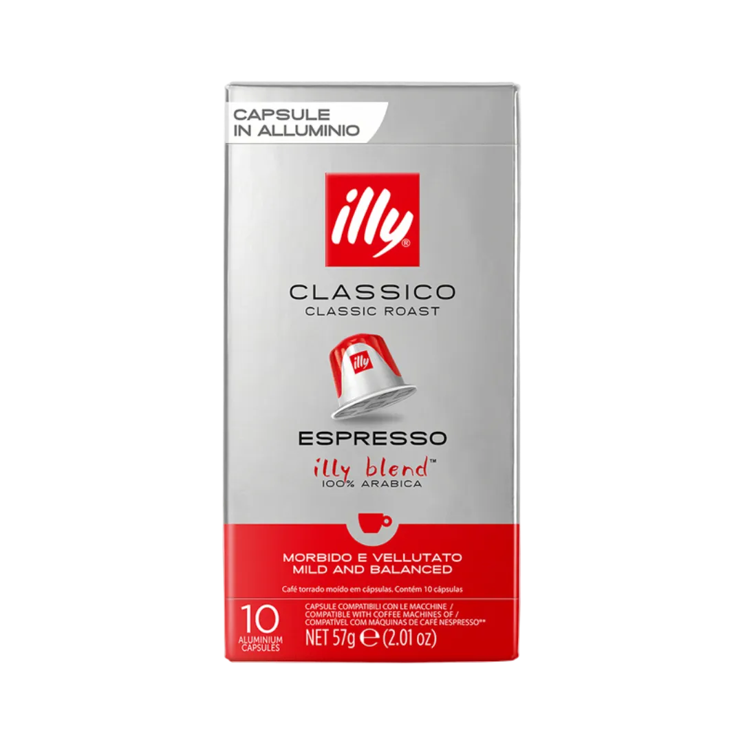 ILLY Espresso Classico Classic Roast - 10 Aluminum Capsules