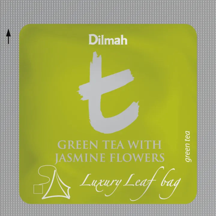 Dilmah t-Series Green Tea with Jasmine Flowers Tin Caddy