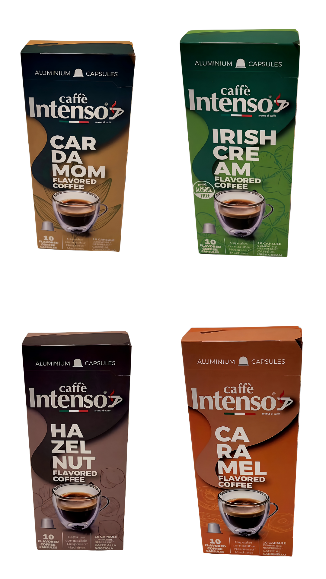 Intenso Irish Cream Flavoured Coffee Capsules - 10 Capsules