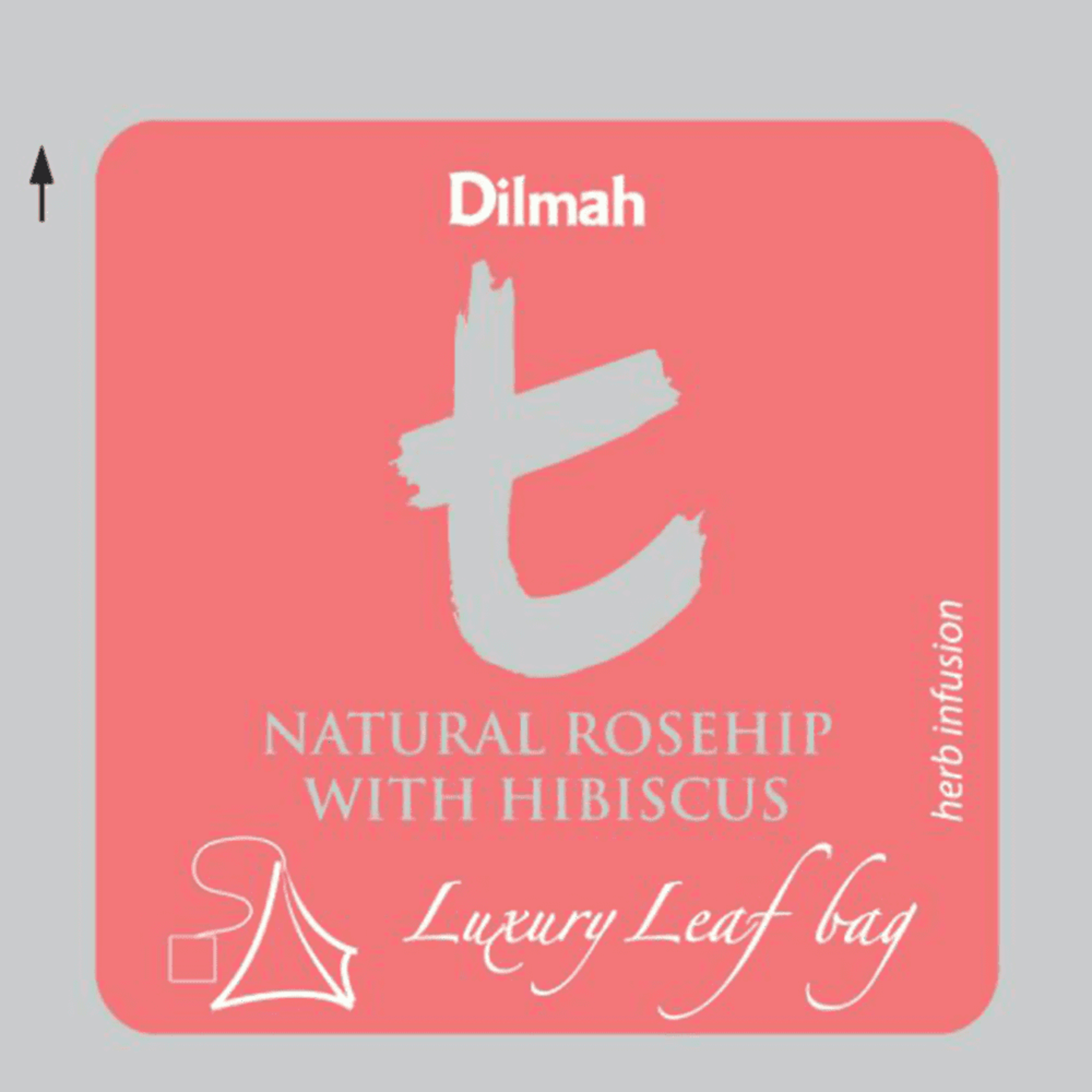 Dilmah t-series Natural Rosehip with Hibiscus – 30 teabags (per pack)