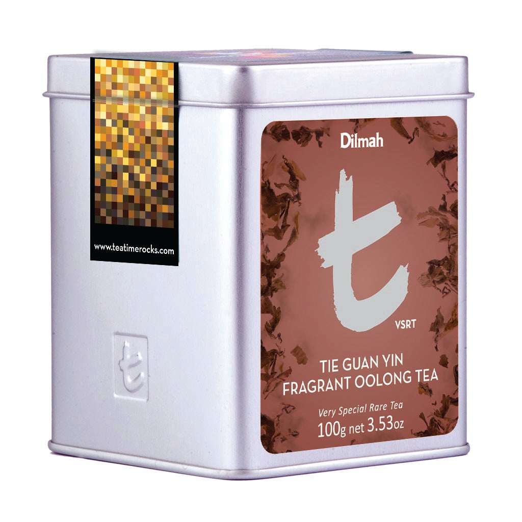 Dilmah t-Series Tie Guan Yin Tea 100g leaf tea tin caddy