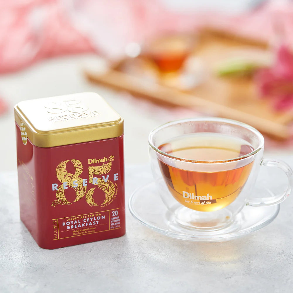 Dilmah 85 Reserve Royal Ceylon Breakfast Tea Tin Caddy