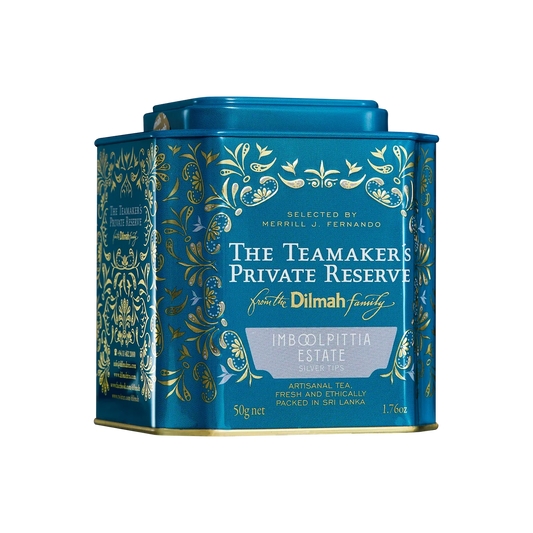 The Teamaker’s Private Reserve Imboolpittia Estate Ceylon Silver Tips White Tea Caddy – 50g Loose Leaf