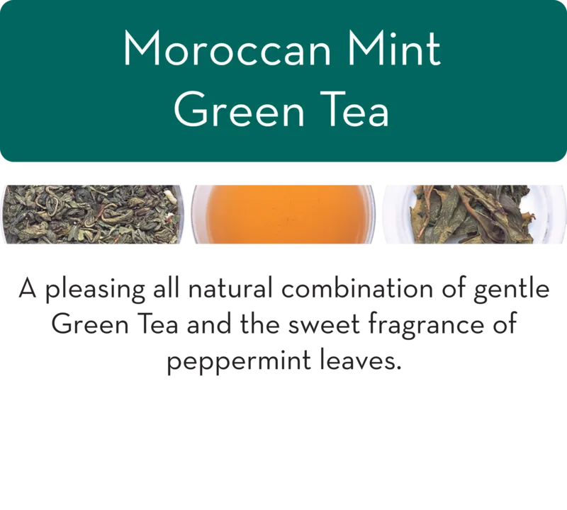 Dilmah Moroccan Mint Green Tea – 25 teabags (per pack)