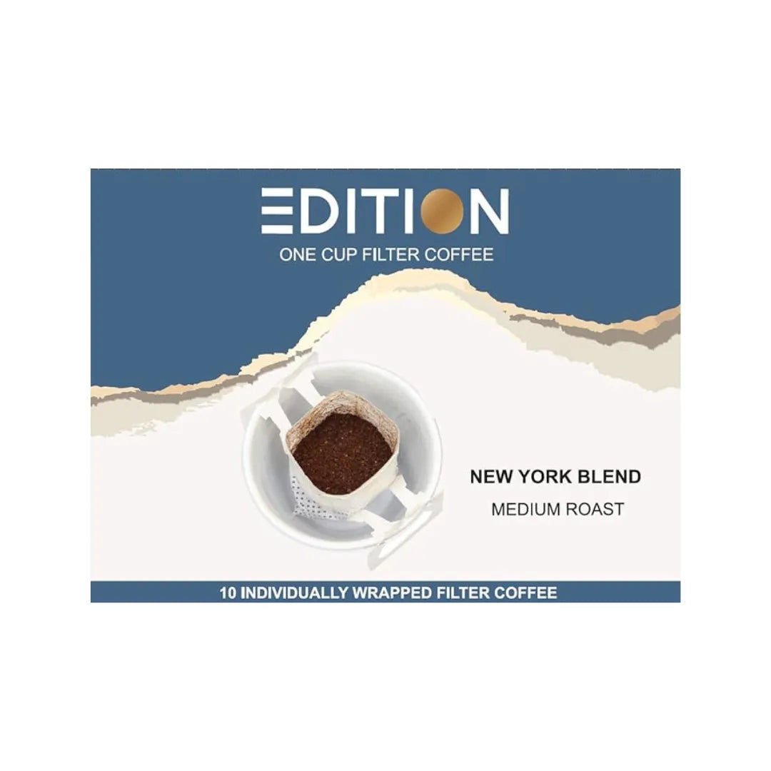EDITION New York Organic Medium Roast Single-Serve Drip Coffee 10 Sachets