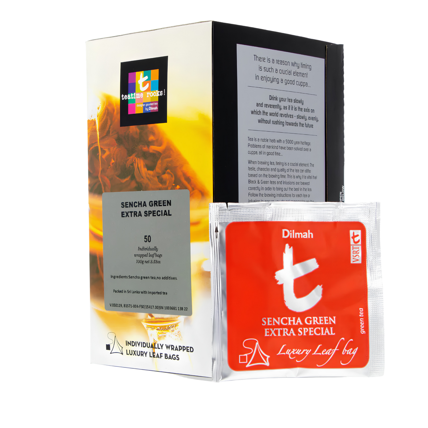 Dilmah t-Series VSRT Sencha Extra Special 50 tea bags