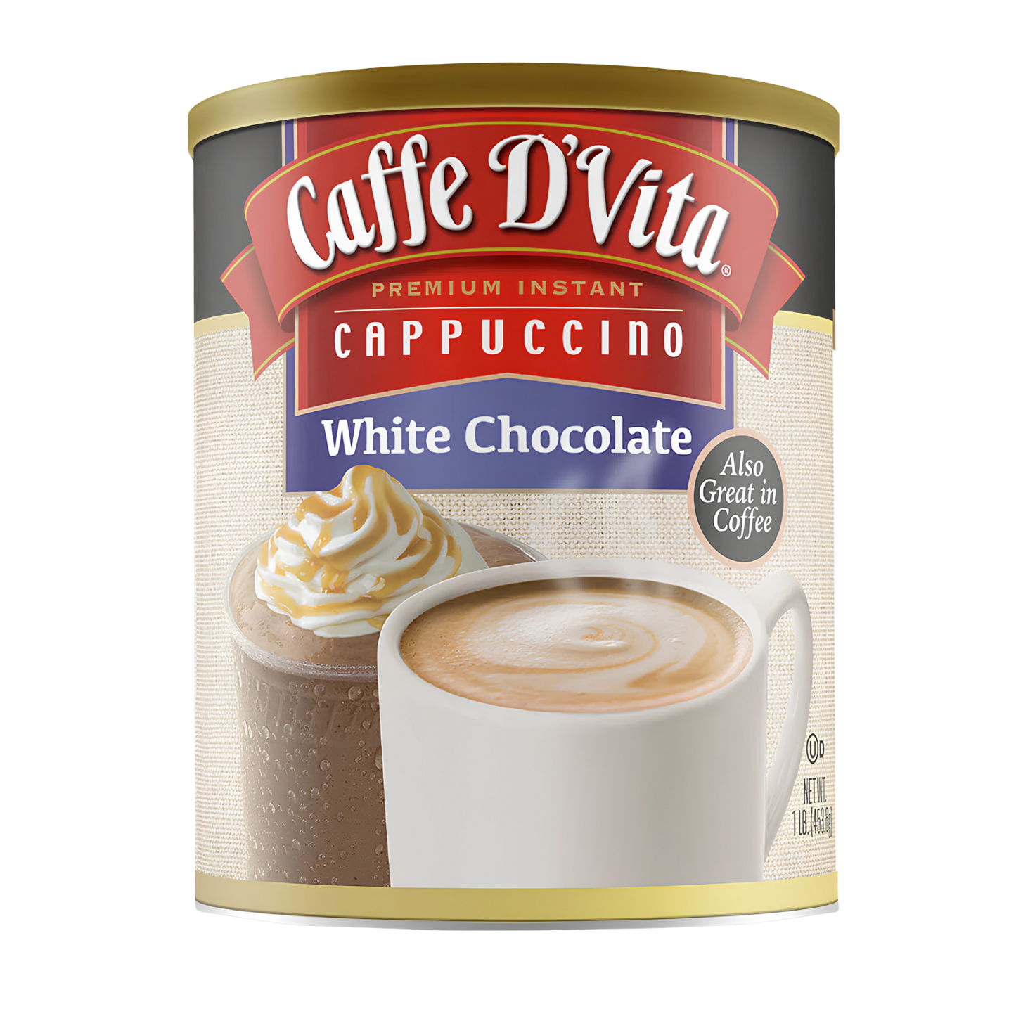 Caffe D’Vita White Chocolate Cappuccino 1lb