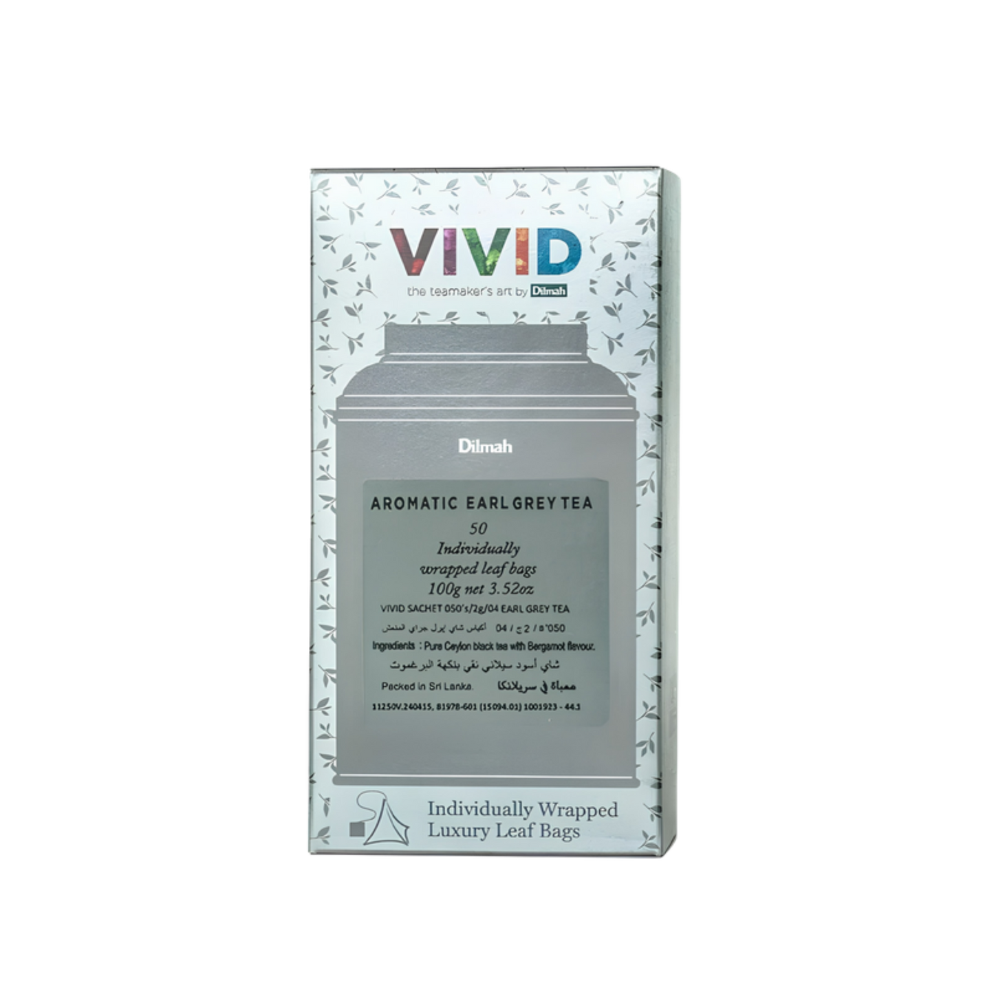 Dilmah VIVID Earl Grey Tea – 50 Teabags