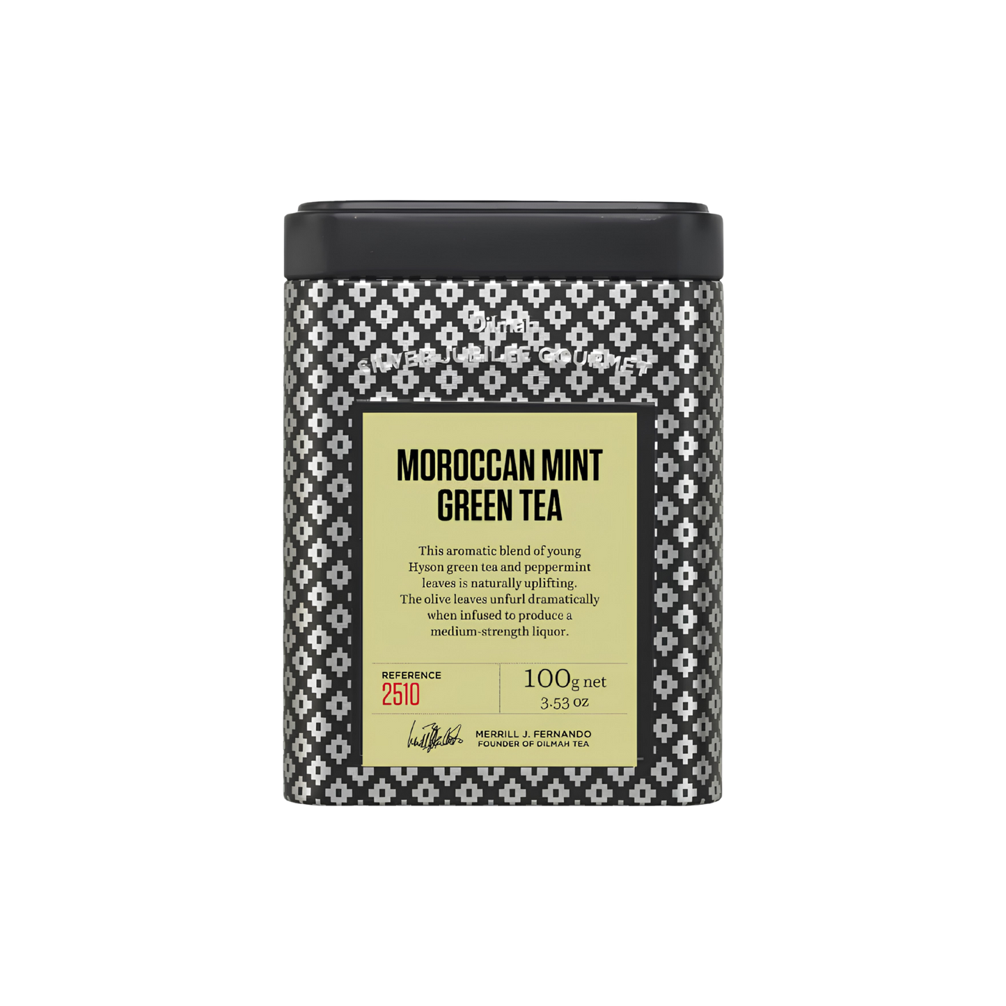 Dilmah Silver Jubilee Gourmet Moroccan Mint Green Tea – Loose Leaf