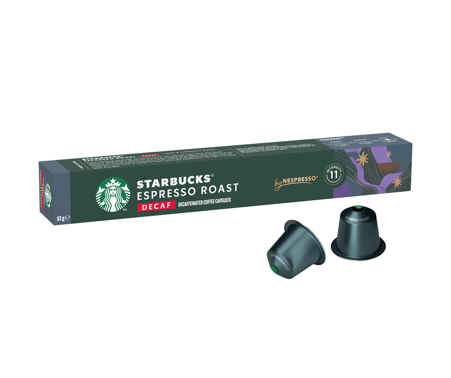 Starbucks Decaf Espresso Roast Pods
by Nespresso