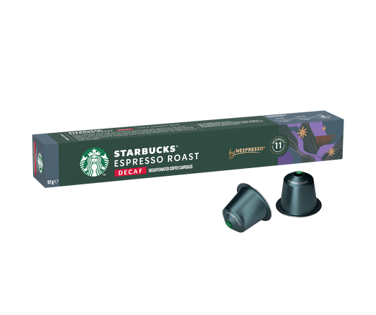 Starbucks Decaf Espresso Roast Pods
by Nespresso