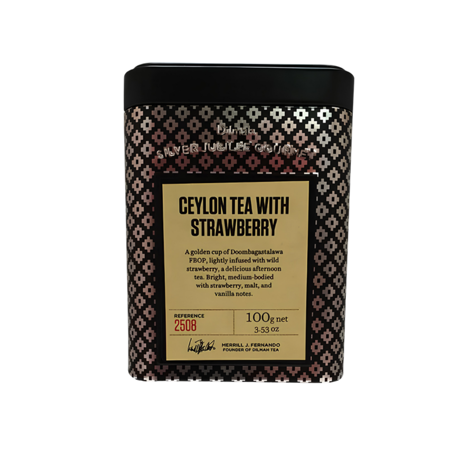 Dilmah Silver Jubilee Ceylon Tea With Strawberry