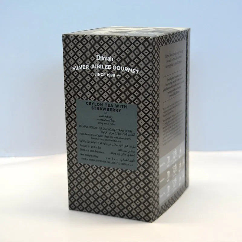 Dilmah Silver Jubilee Gourmet Ceylon Tea With Strawberry