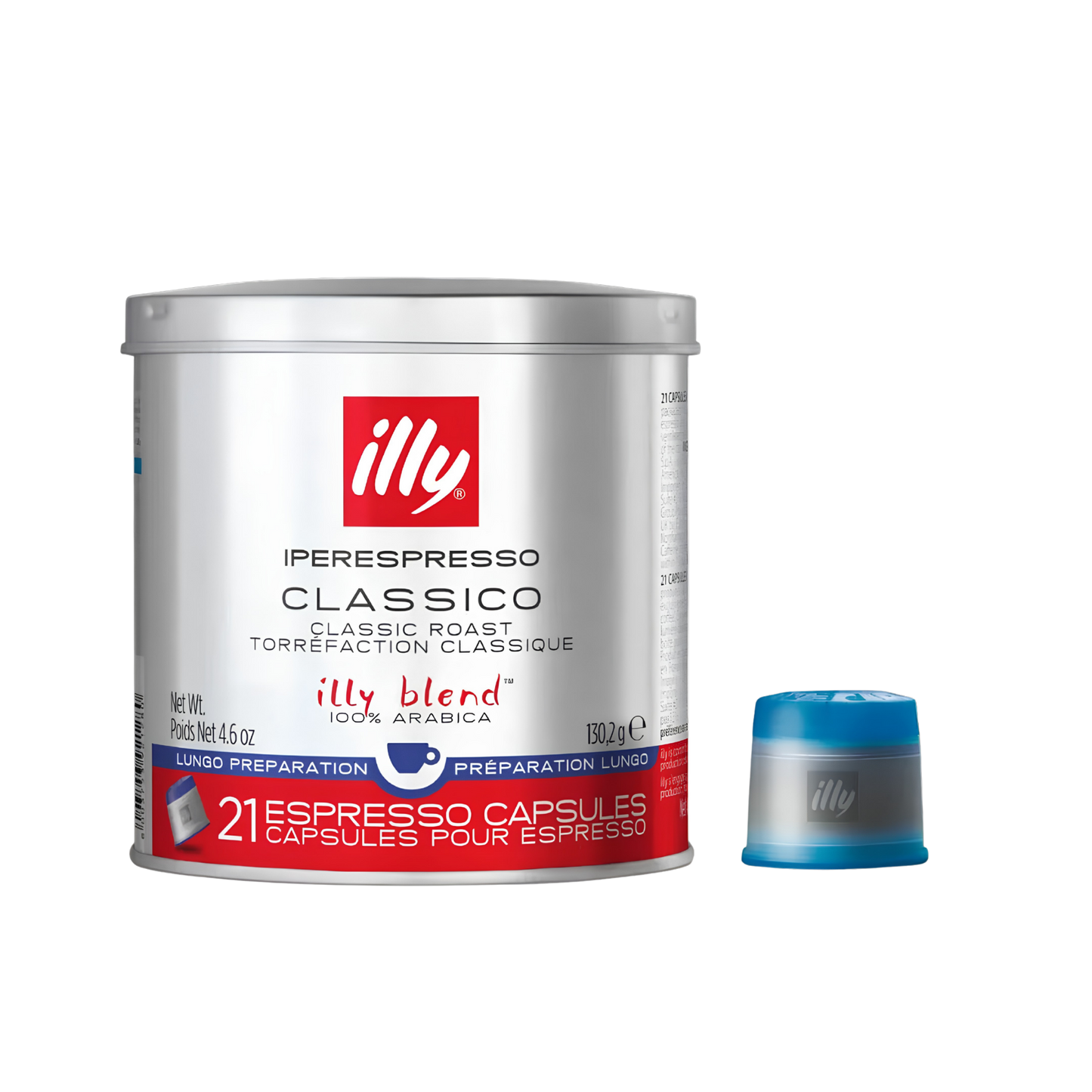 Illy Caffe Lungo Iperespresso Capsules, Medium Roast, 21 Capsules