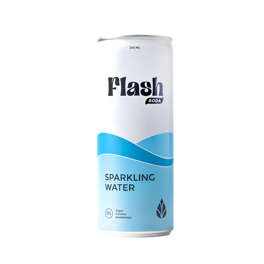 Flash Soda Sparkling Water 250ml - Per box 24pcs