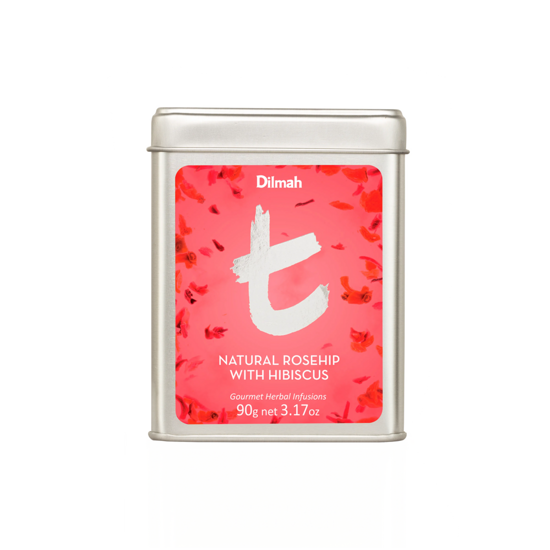 Dilmah t-Series Natural Rosehip with Hibiscus – 90g tin caddy